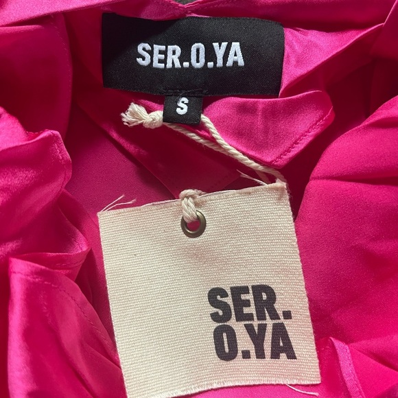 NWT SER.O.YA Emma Silk Dress - Picture 7 of 8